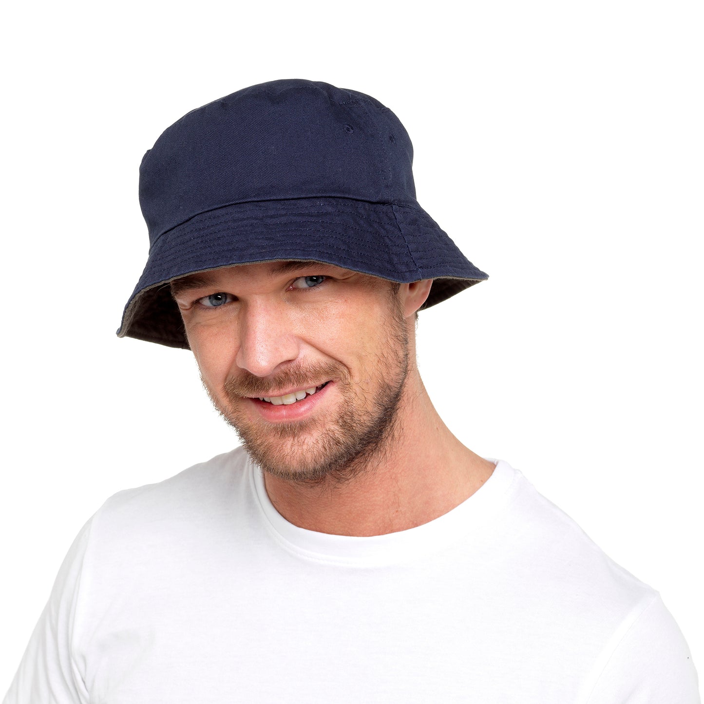 Mens Reversible Bucket Hat Festival Sun Hat