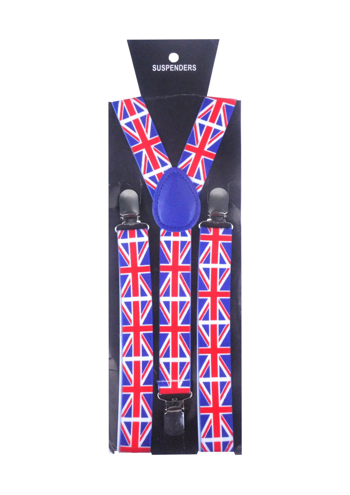 Union Jack Adult Braces for Trousers Fancy Dress Jubilee, Coronation Costume Acc