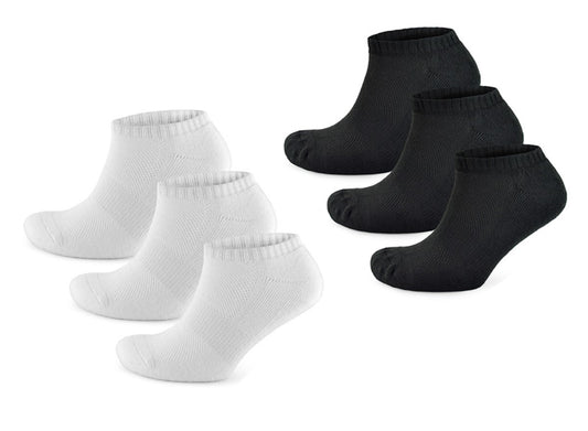 6 Pair Men's Cotton Rich Trainer Socks