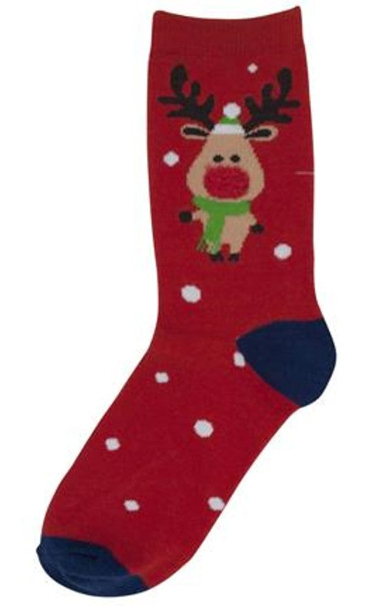 Girls Christmas Socks - 4 Pack - UK 4-6 (EUR 37-39)