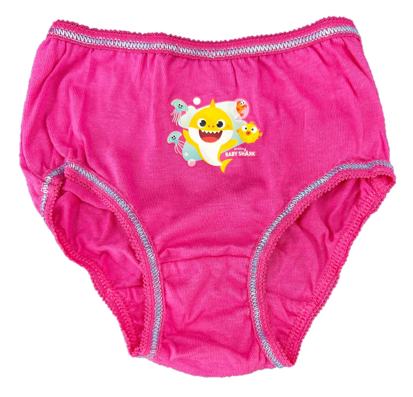 Girls Baby Shark Knickers "Smile" 5pk  1-5 Years Available
