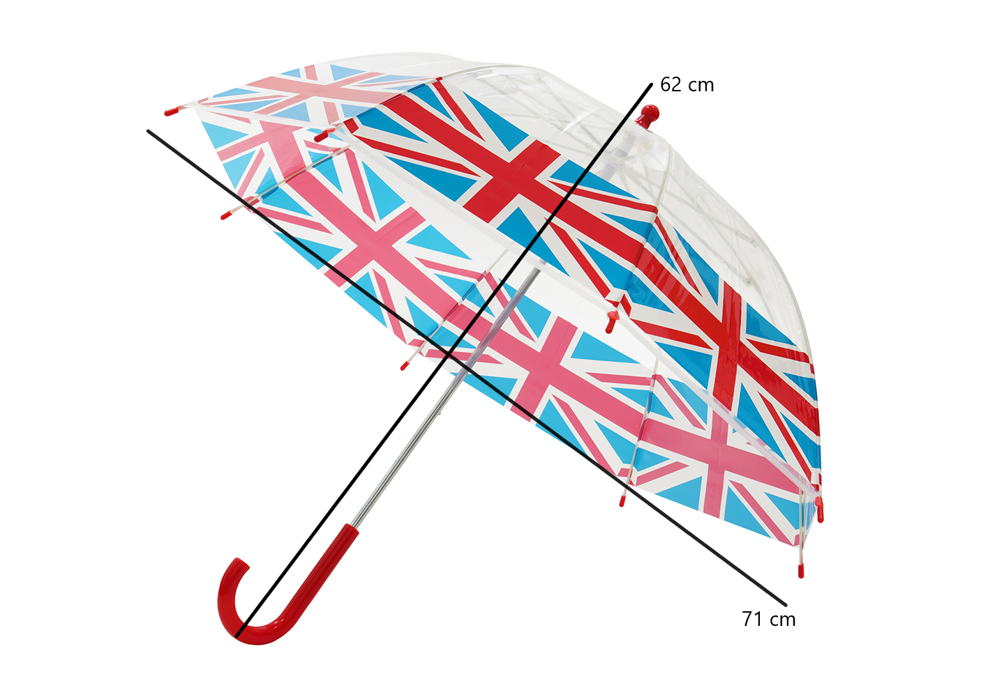 Kids Union Jack Flag Dome Umbrella