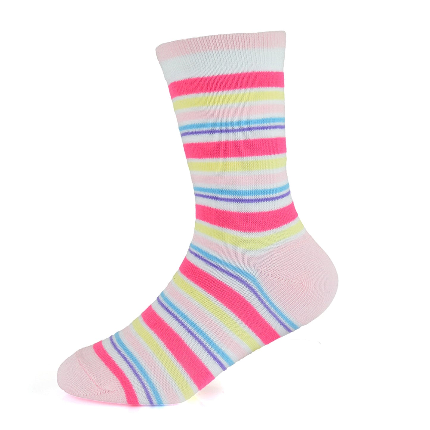 6 Pairs Girls Multicoloured Unicorn Patterned Ankle Socks