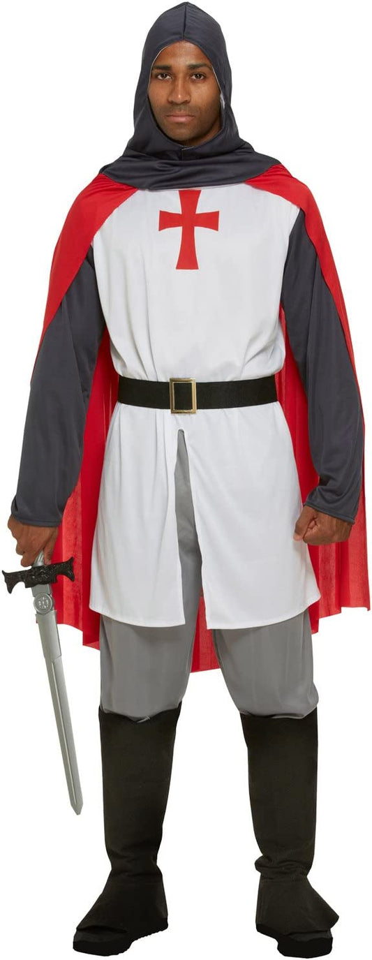 Adult Knight Crusader St George Fancy Dress Costume