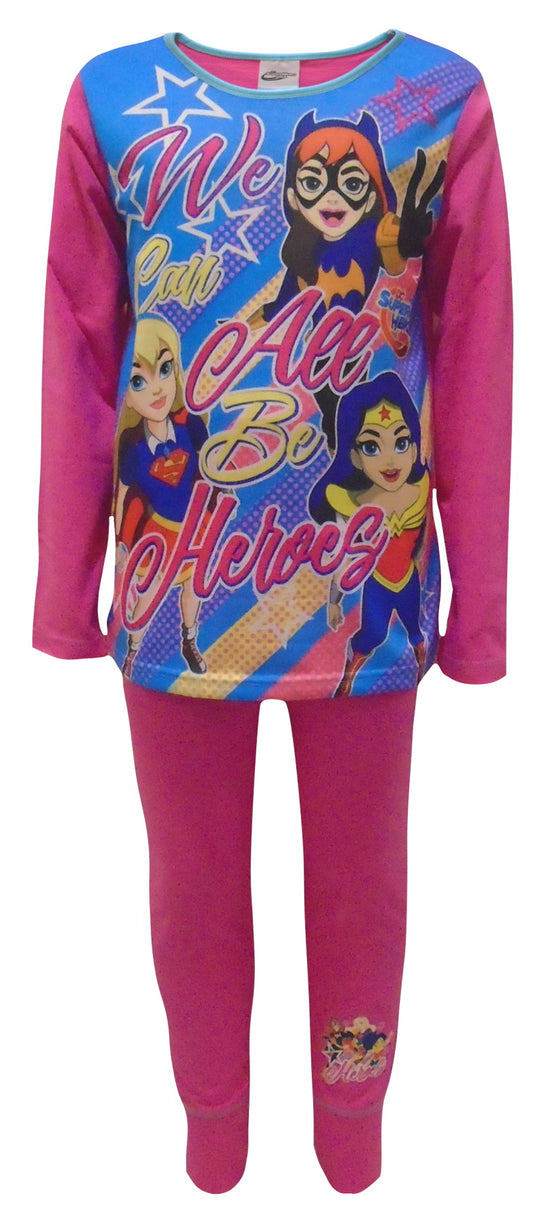 DC Superhero "All Be Heroes" Girls Pyjamas