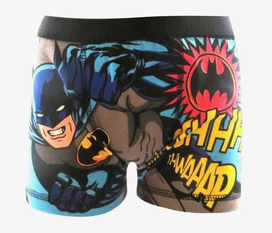 Batman Action Boys Boxer Shorts Age 7-10 Years