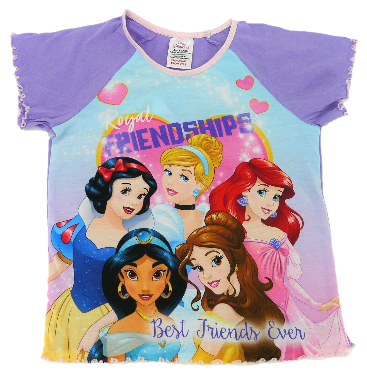 Disney Princess "Friendship" Shortie Pyjamas