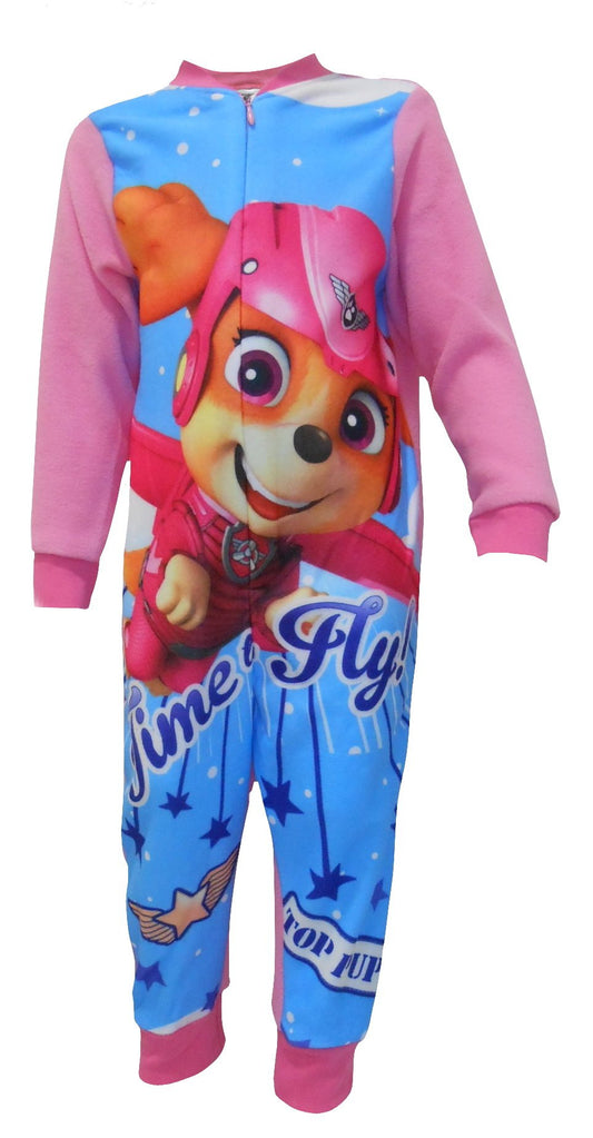 Paw Patrol Skye Pink Fleece Feel One Piece Sleepsuit Pyjamas 18-24 Months