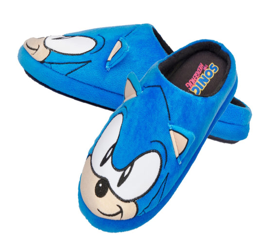Sonic The Hedgehog Mens Mule Style Novelty Slippers