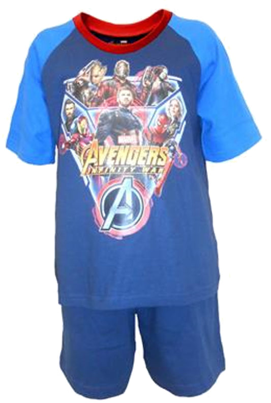 Marvel Avengers Infinifty War Boys Shortie Pyjamas