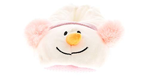 Girls Snowman 3D Plush Novelty Slippers