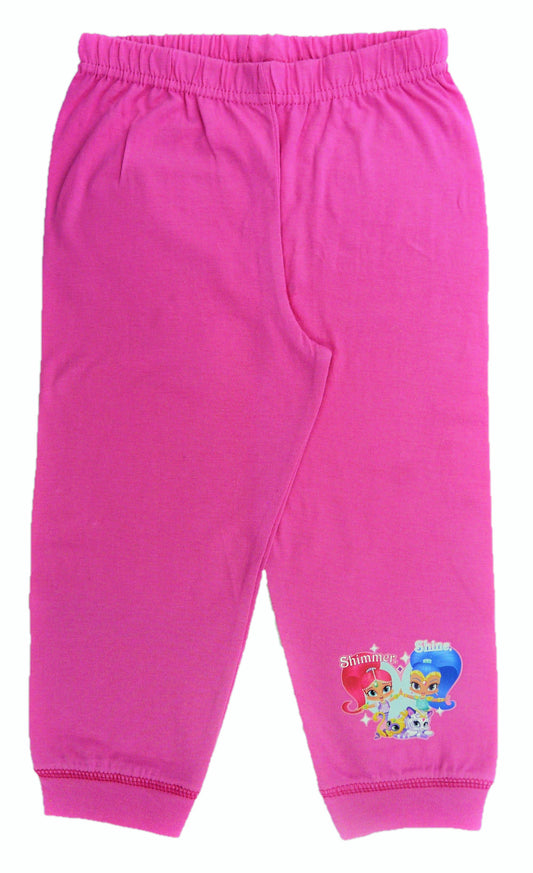 Shimmer & Shine Girls 100% Cotton 2-Piece Pyjama Set