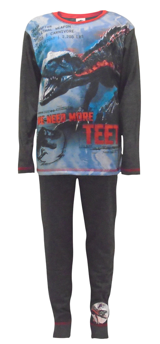Jurassic World "More Teeth" Boys Pyjamas