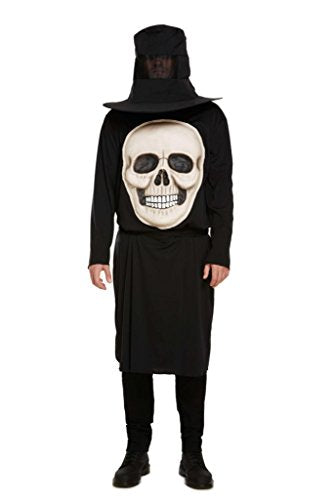 Men's Skull Jumbo Face Halloween Fancy Dress Costume Halloween Cosplay