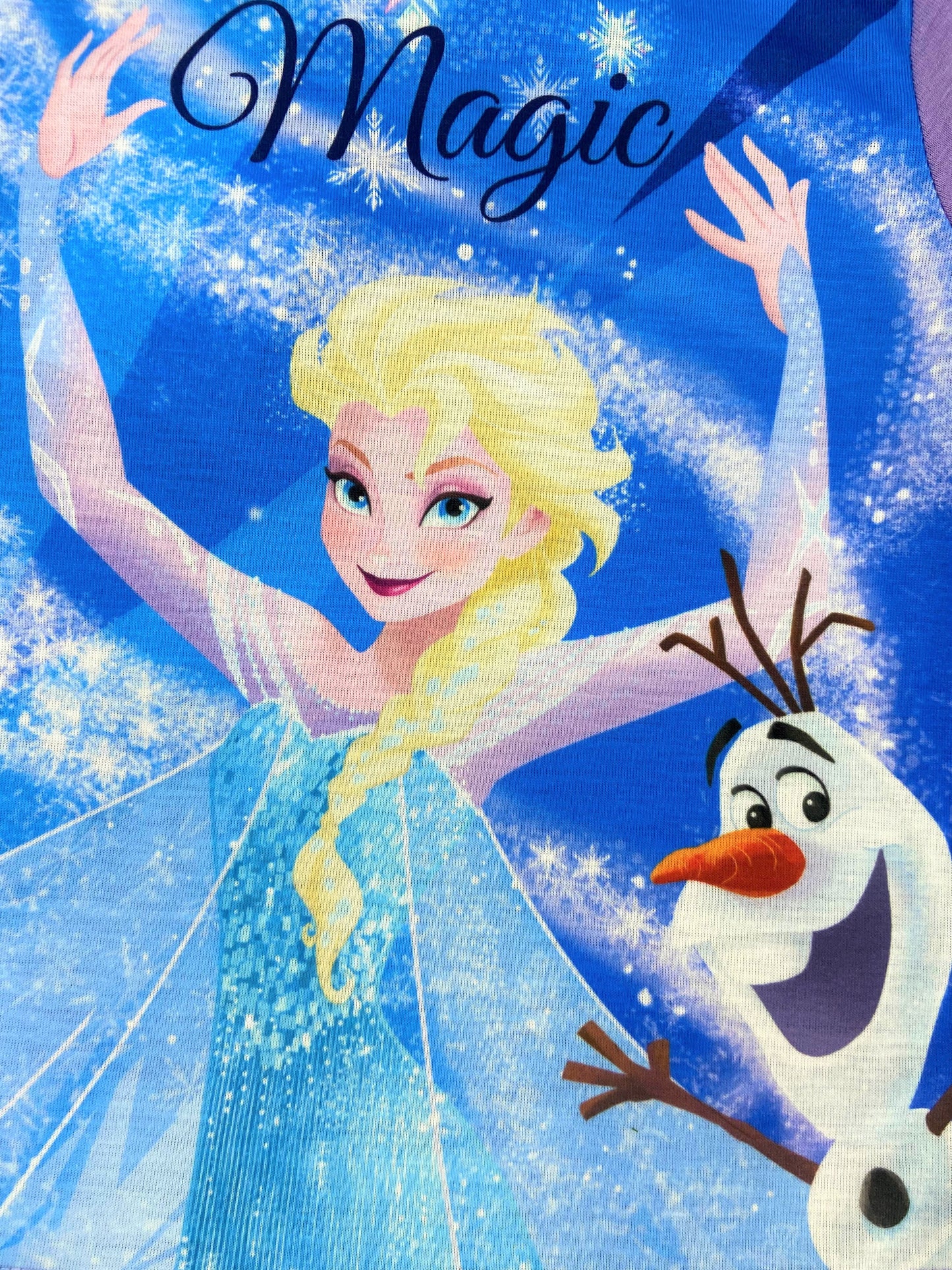 Disney Frozen "Elsa Magic" Shortie Girl's 2 Piece Pyjama Set