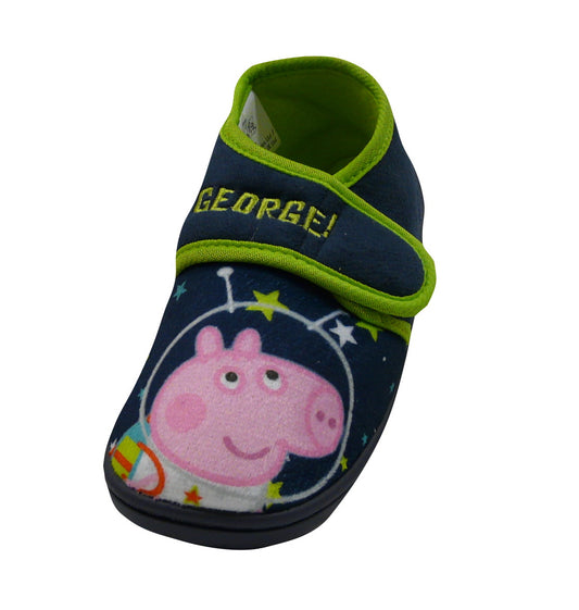 George Pig Boys 'Pacos' Blue Slipper - 10 UK Child
