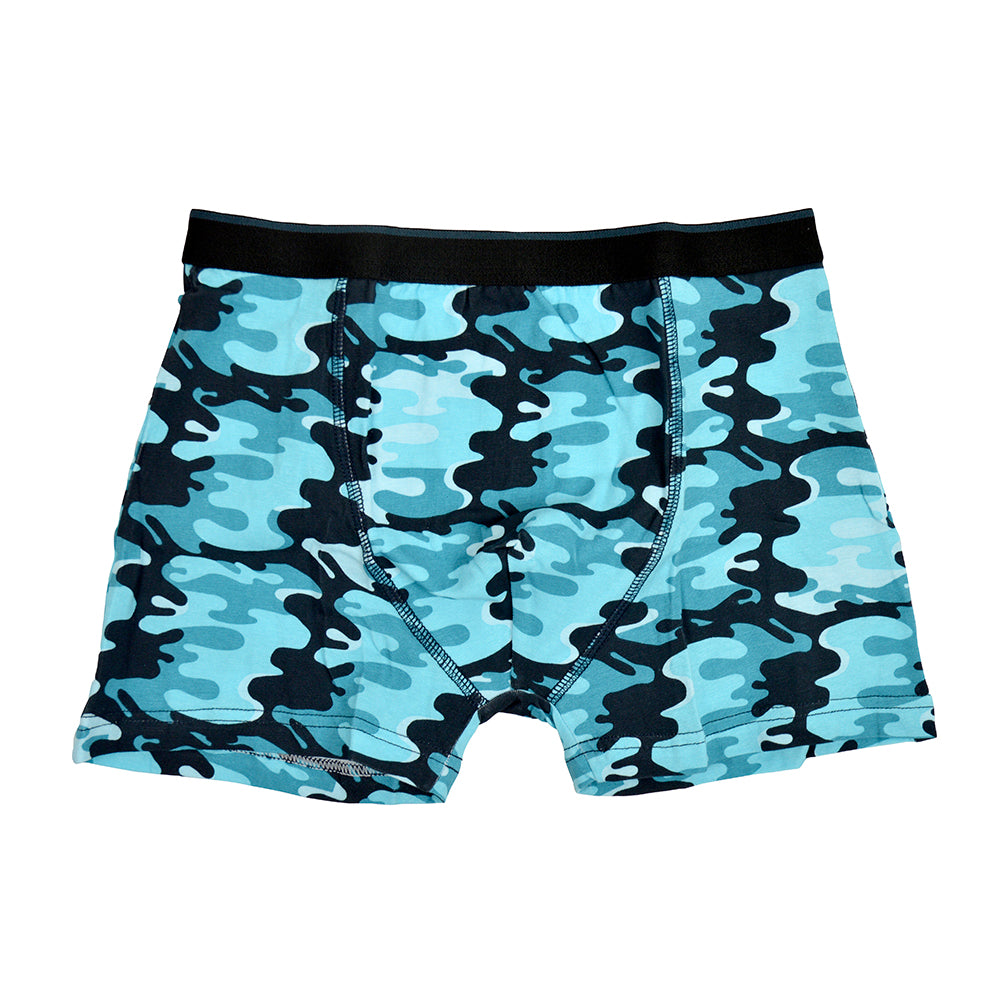 6 Pack Boys Camo Pattern Boxer Shorts Trunks Underwear