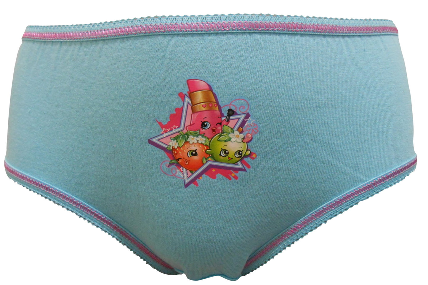 Shopkins Characters Girls 6 Pack Knickers Briefs 3-6 Years Available