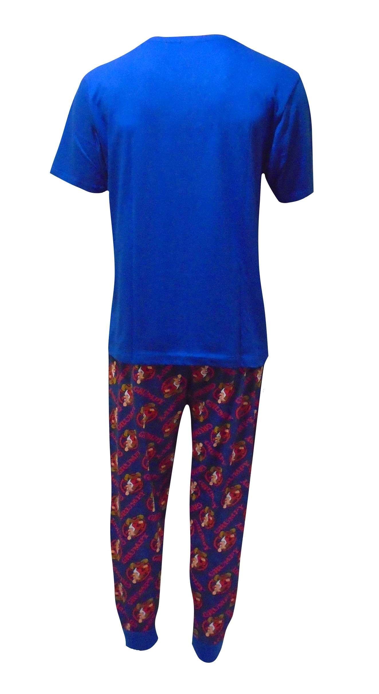 Grumpy Dwarf "Warning Grumpy" Cuff Legged Men's Two Piece Pyjama Set