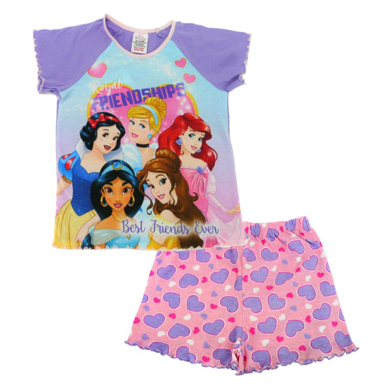 Disney Princess "Friendship" Shortie Pyjamas