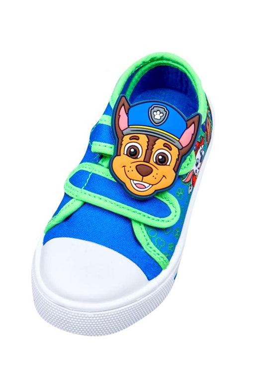 PAW Patrol Boys' Canvas Shoes – Adjustable Straps, Cushioned Insoles, Non-Slip Sole