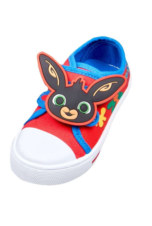 Bing Boys Canvas Easy Close Pumps Low Top Trainers