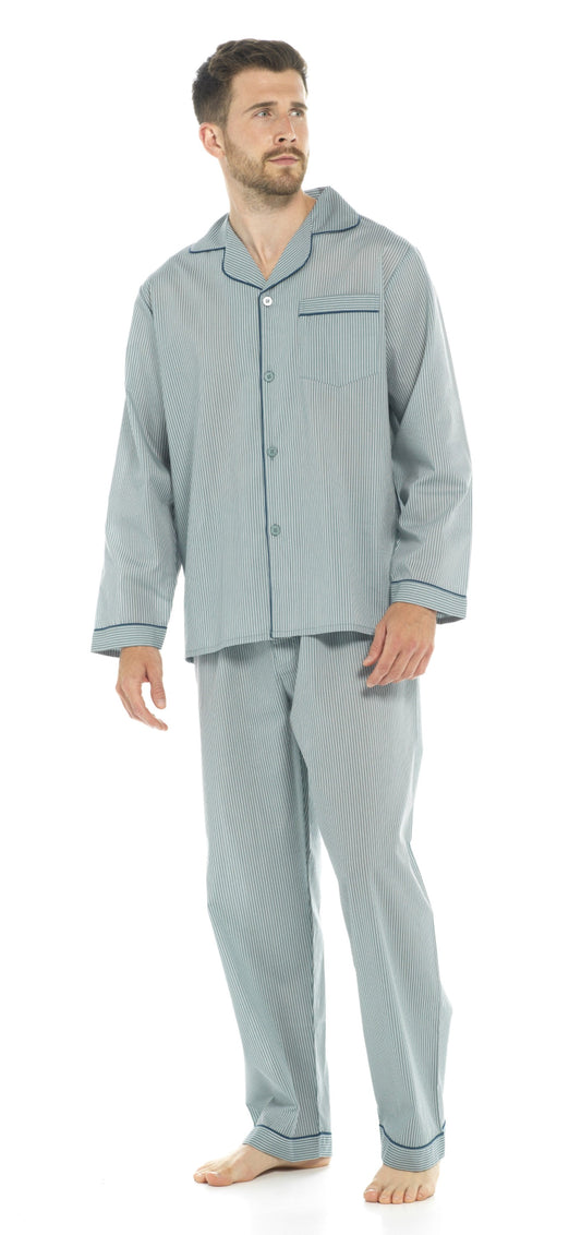 Mens Traditional Patterned Pyjamas Set Loungewear Sleepwear