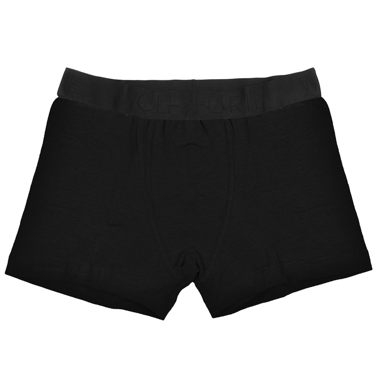 2 Pack Men's Black Supersoft Bamboo Rich Stretch Trunks Boxer Shorts Underpants