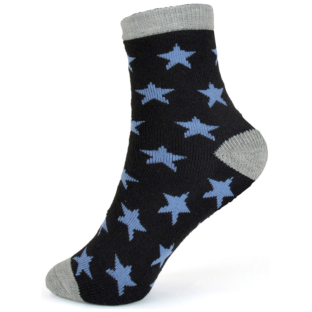 Boys 4 Pack Thermal Stars And Stripes Socks