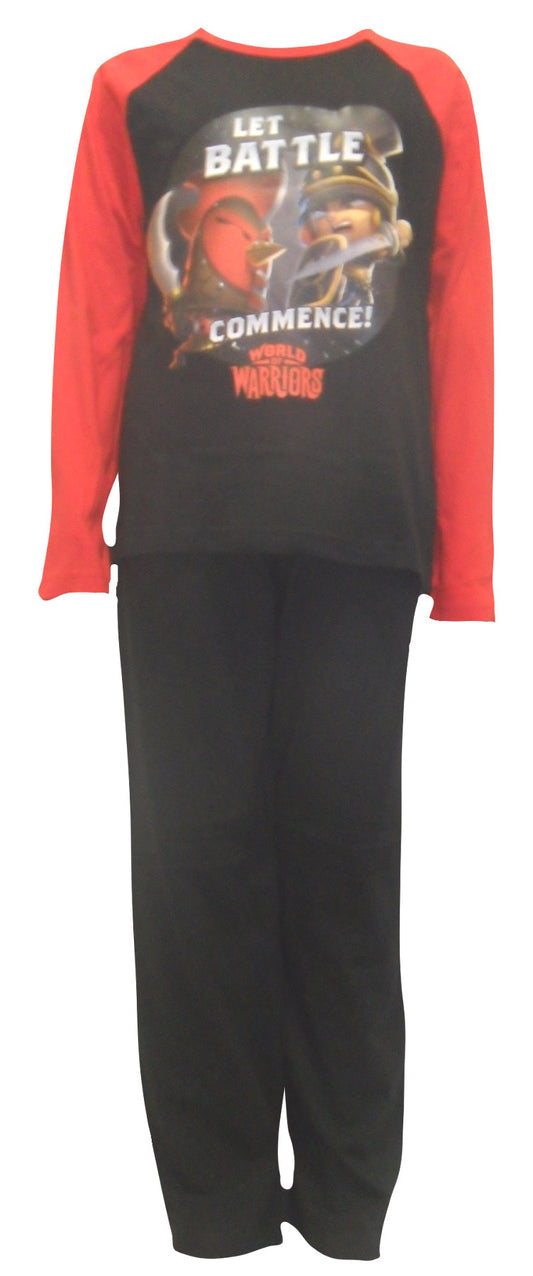 World of Warriors Boy’s Pyjamas 3-10 Years Available