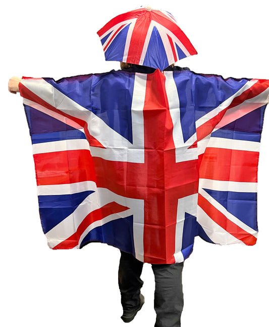 Union Jack Flag Cape 5ft x 3ft, Parties, Parades, Eurovison, Sporting Events