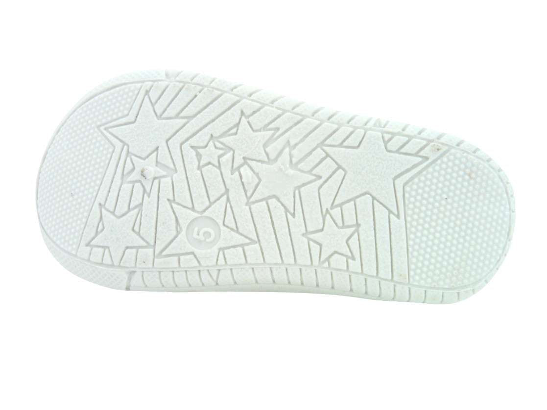 Boys Canvas Bumper Shoes Blue Shark Fabric Easy Fasten Bumper Trainers