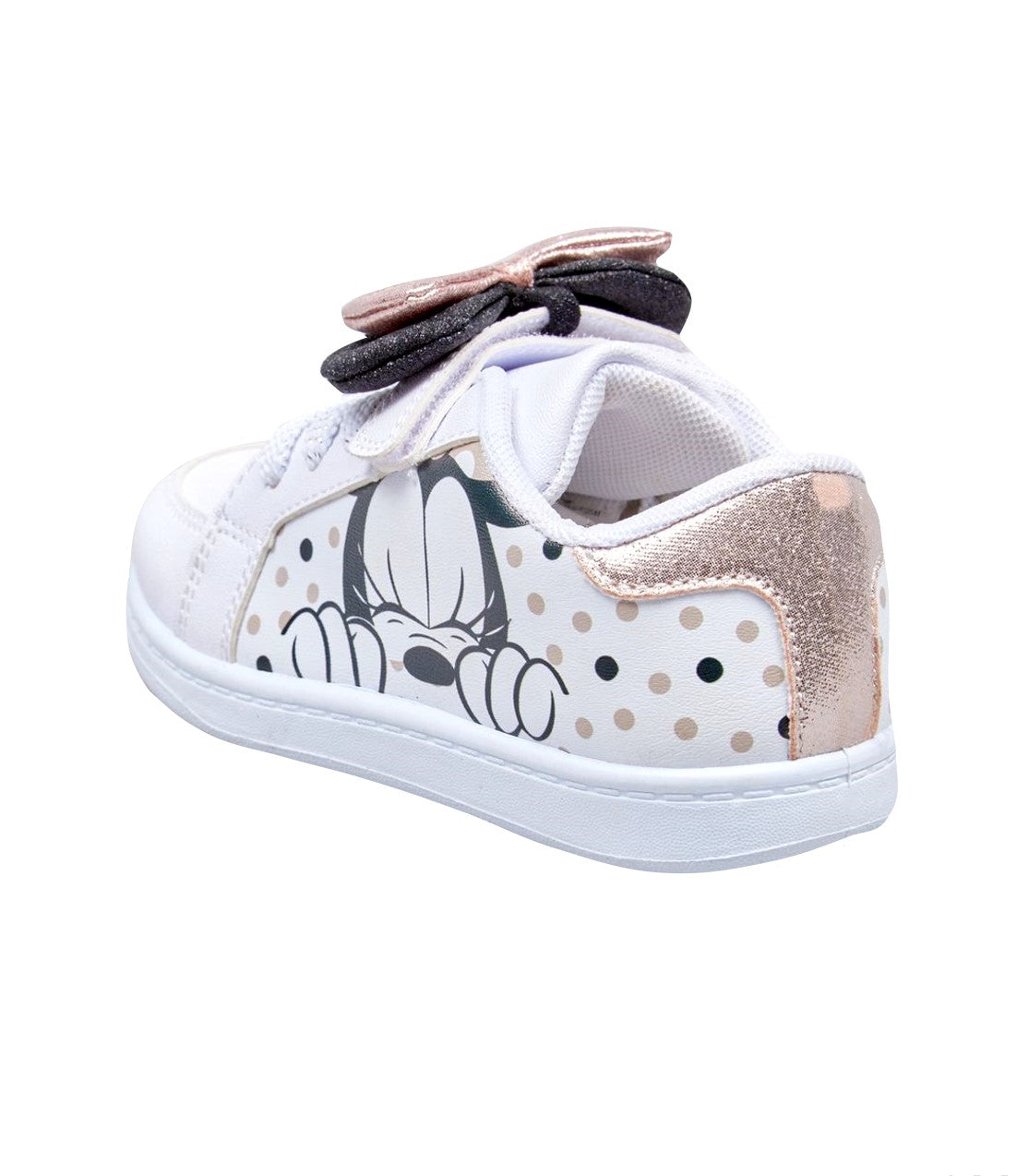 Officially Licensed Disney Minnie Mouse Girls' White Trainers