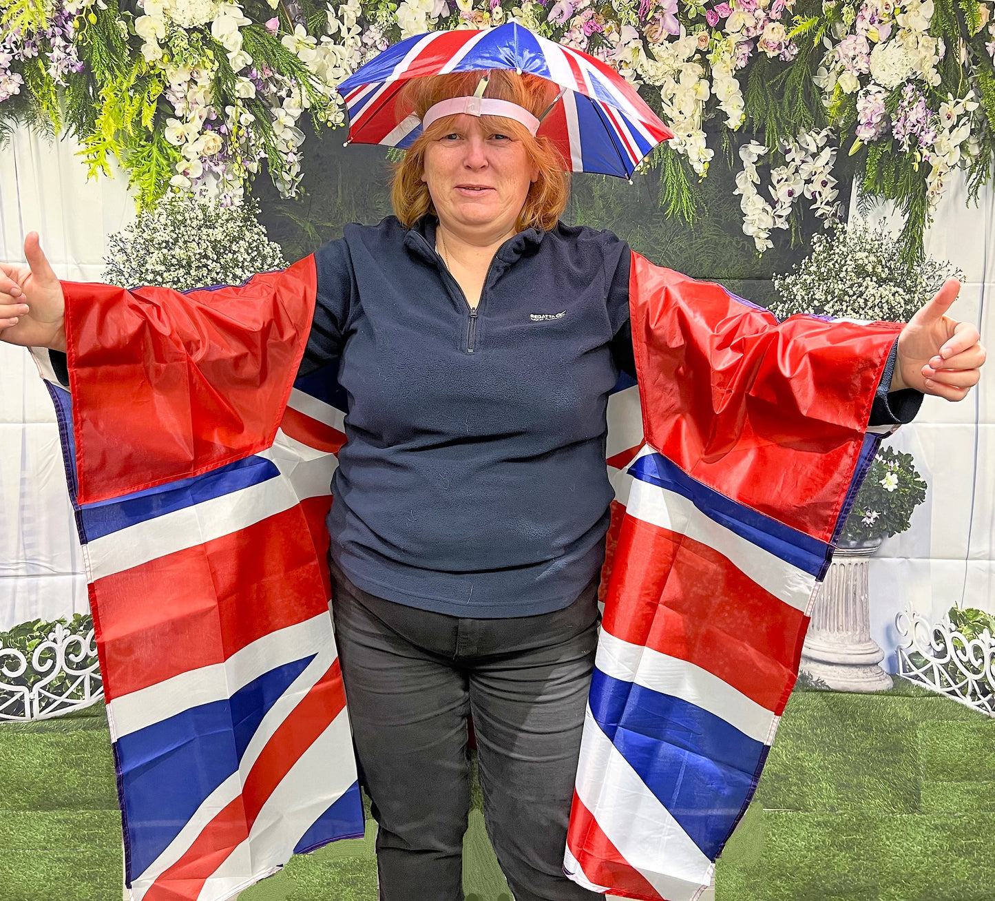 Union Jack Flag Cape 5ft x 3ft, Parties, Parades, Eurovison, Sporting Events