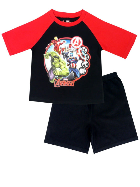 Marvel Avengers "Action" Boys Shortie Pyjamas
