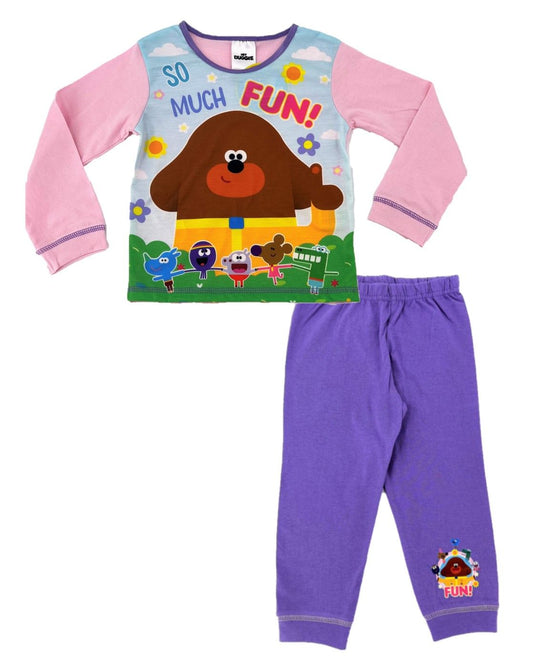 Hey Duggee Girl's Pyjama Set "So Much Fun"