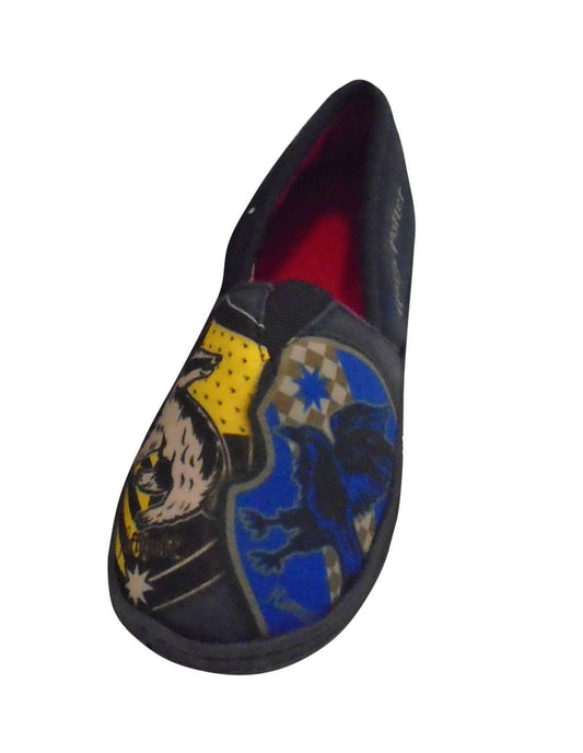 Harry Potter Boys Slippers - Hogwarts House Design - UK Child Sizes 10, 11, 12