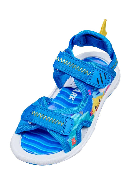 Baby Shark Boys Blue and Multicoloured Sports Sandals