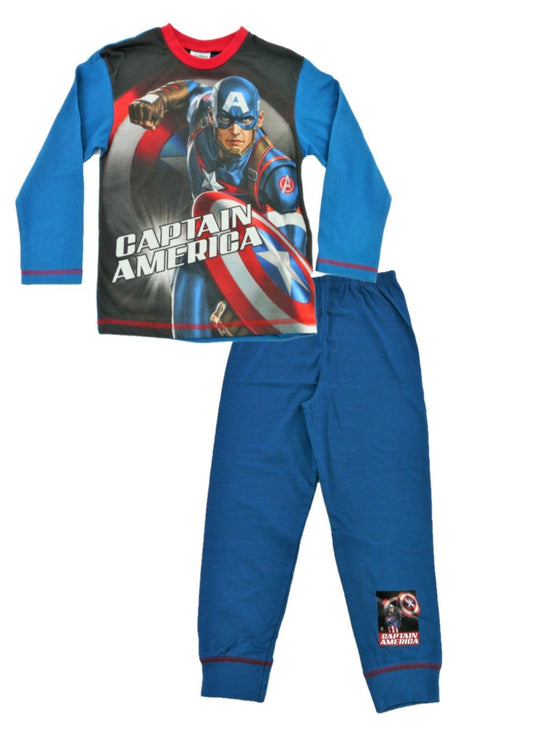Captain America Boys Pyjamas Marvel Avengers 4-10 Years Available
