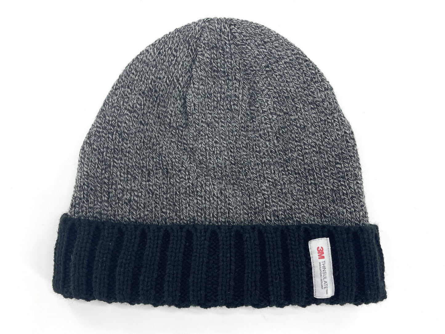 Men’s Thinsulate Chunky Knit Thermal Hat & Gloves Winter Set – Blue or Black M/L