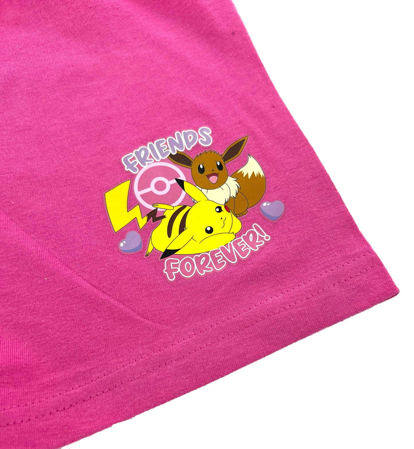 Pokémon Girl’s Shortie Pyjamas 5-12 Years PJ