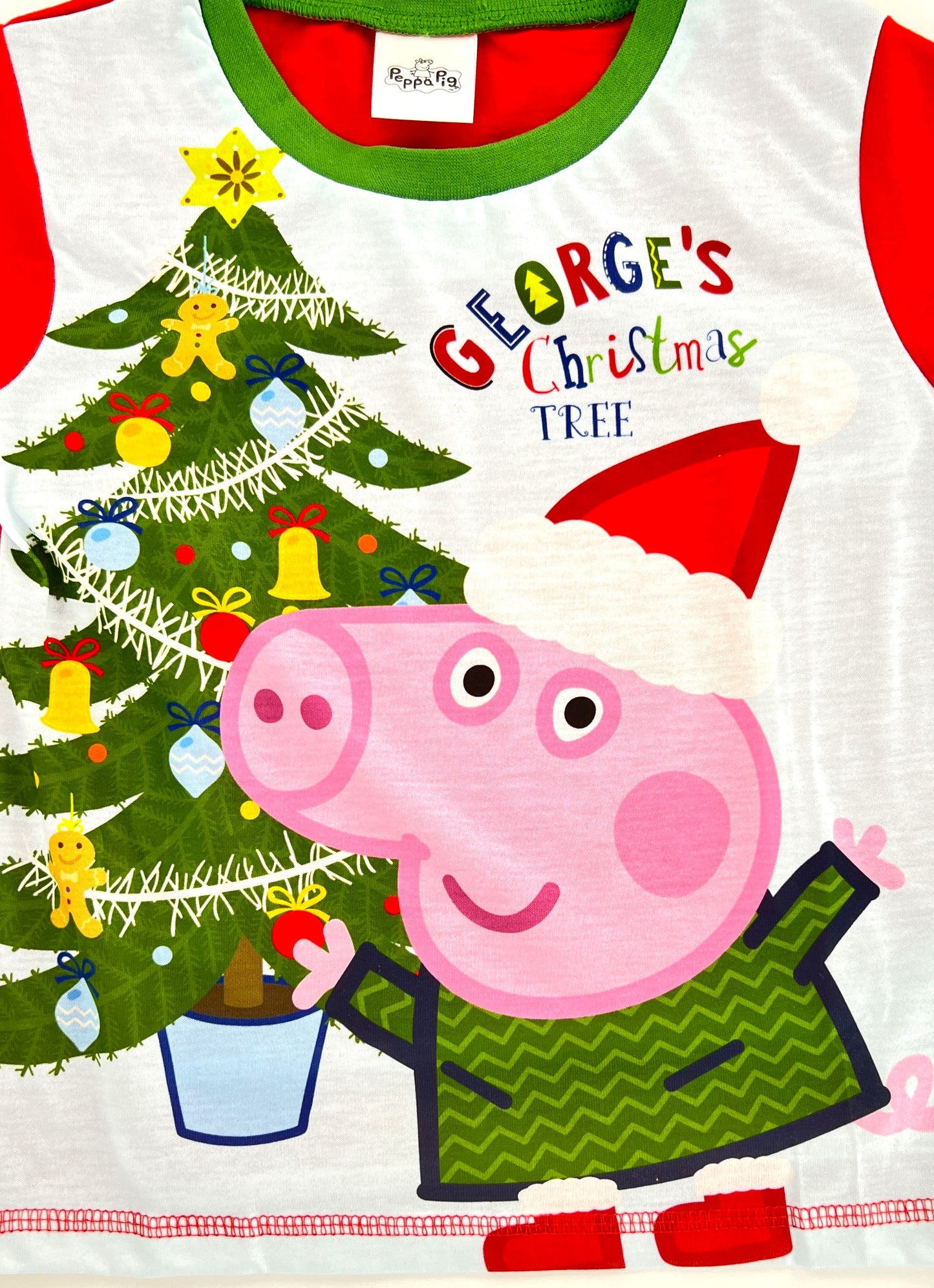 George Pig Christmas Pyjamas "Christmas Tree" 18 Months-5 Years, Peppa, PJ