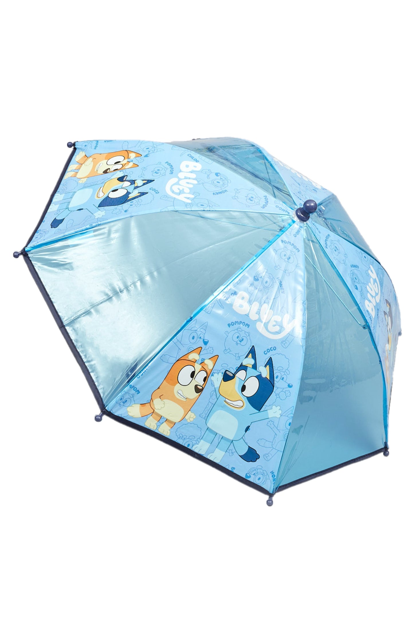 Bluey Boys' Stick Umbrella Kids' Lightweight and Bingo PVC Brolly