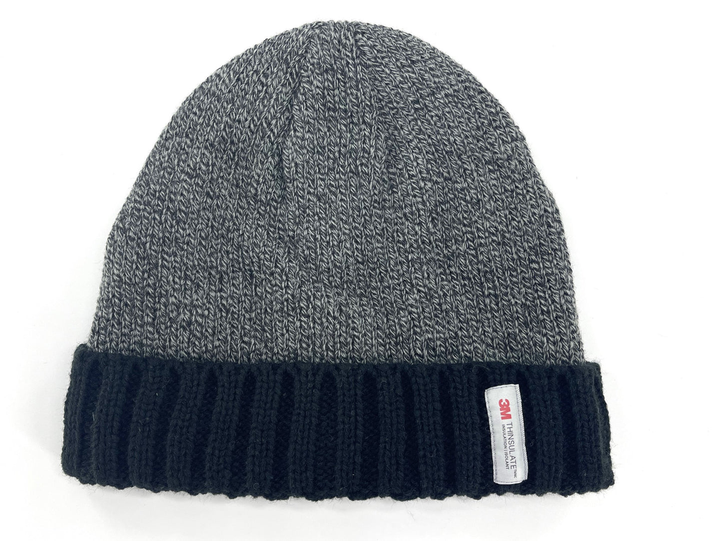 Men’s Thinsulate Chunky Knit Thermal Hat & Gloves Winter Set – Blue or Black M/L