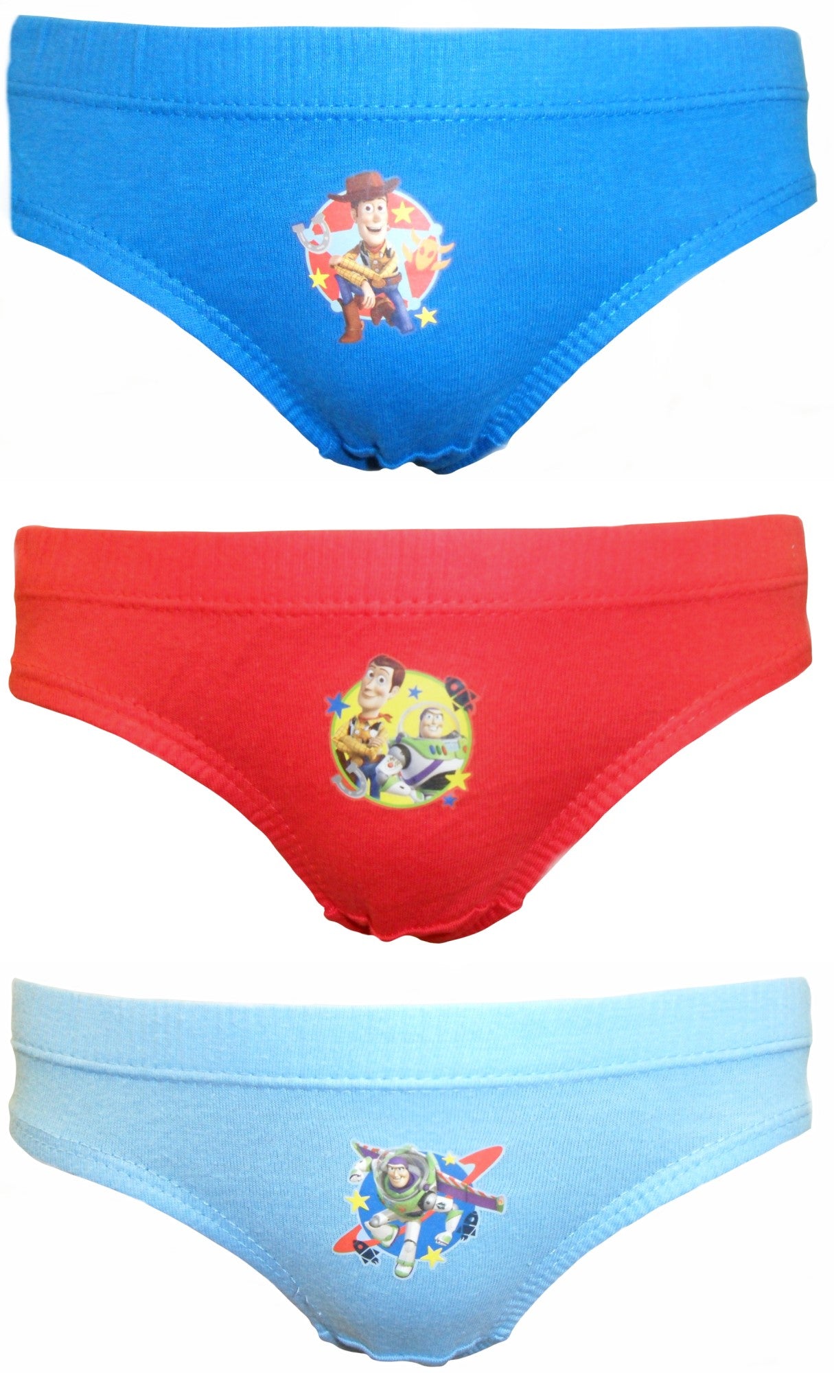 Toy Story Buzz & Woody Boy's 6 pack Cotton Briefs Underpants