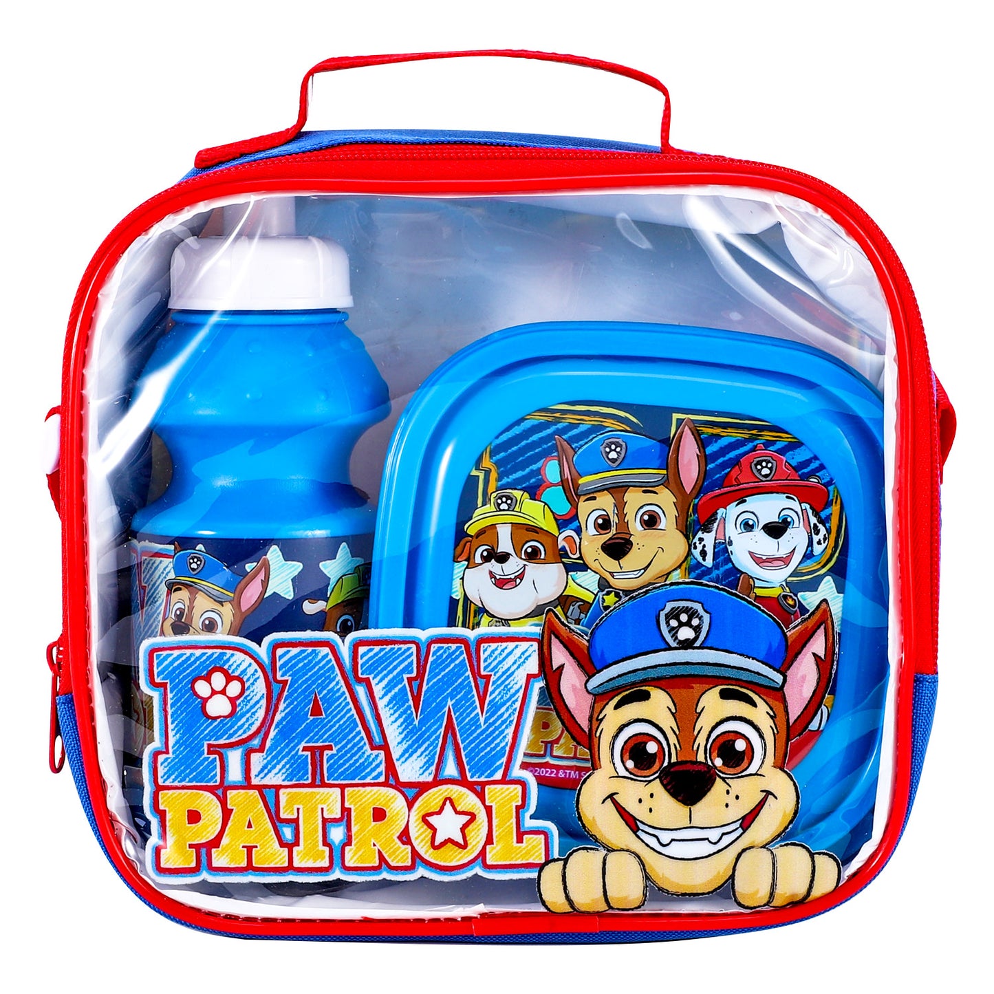Paw Patrol 3Pc Lunch Set, Lunch Bag, Plastic Bottle, Storage Container School Day