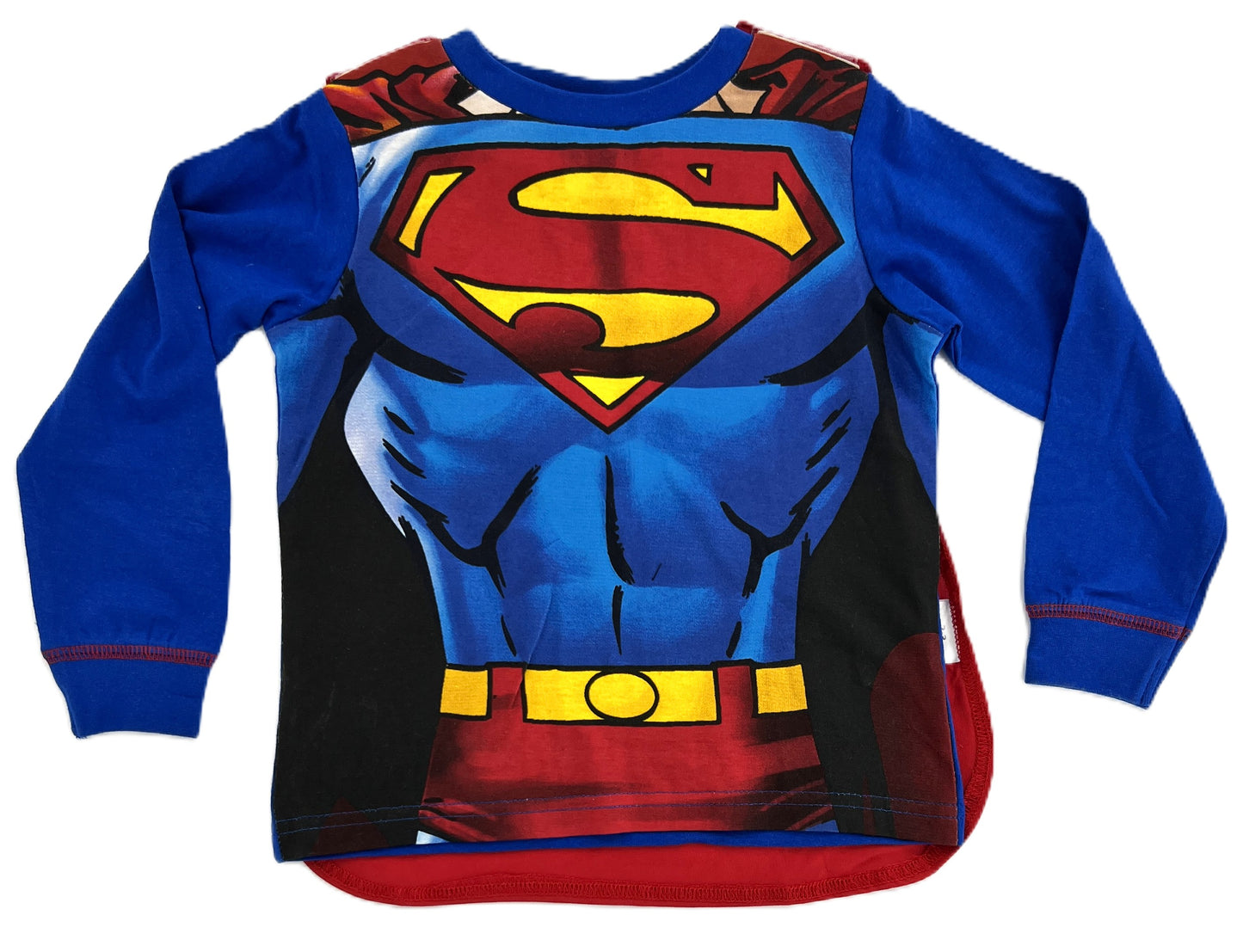 Superman Boys Pyjamas & Cape 2-8 Years, DC Comics, Superhero