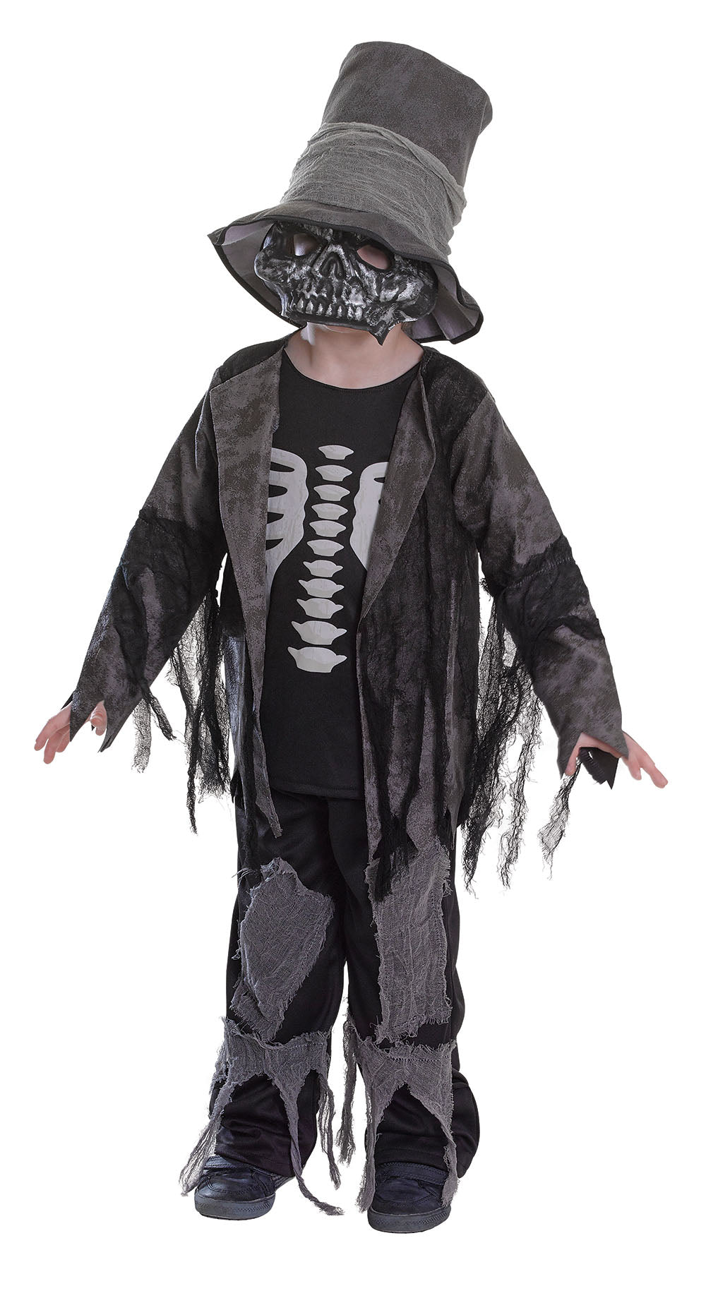 Grave Digger Halloween Fancy Dress Costume 3-10 Years