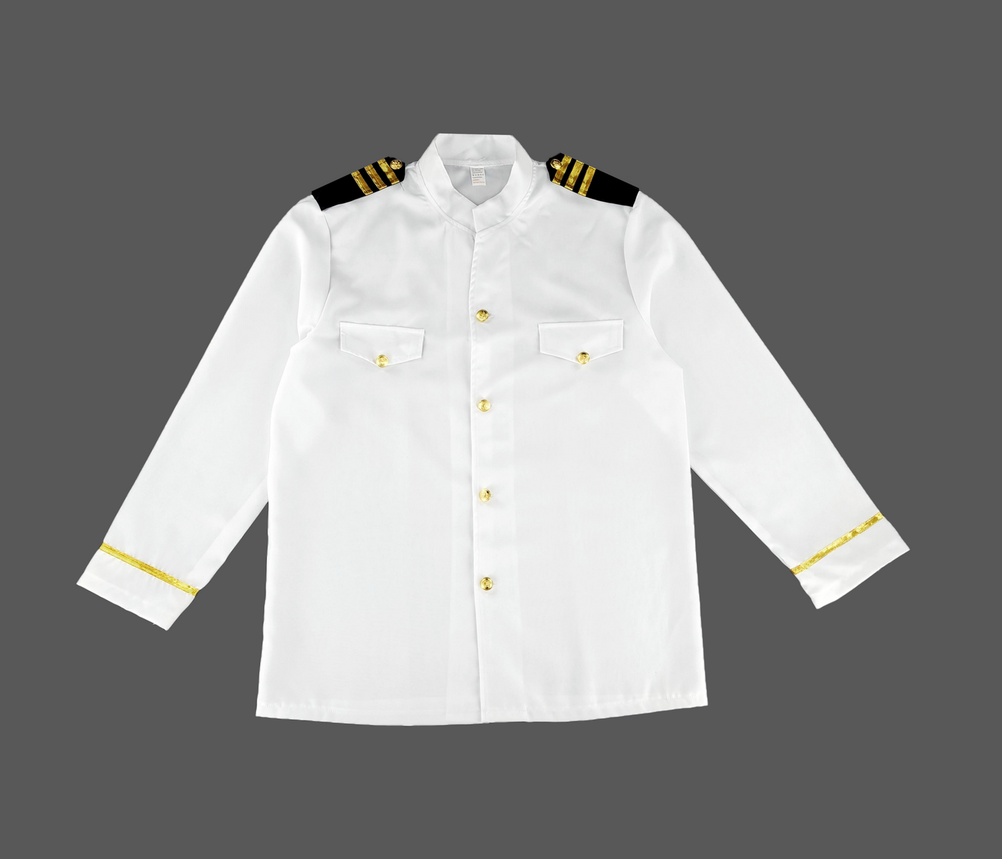 Adult Captain Sailor / Naval Officer Uniform Fancy Dress Costume