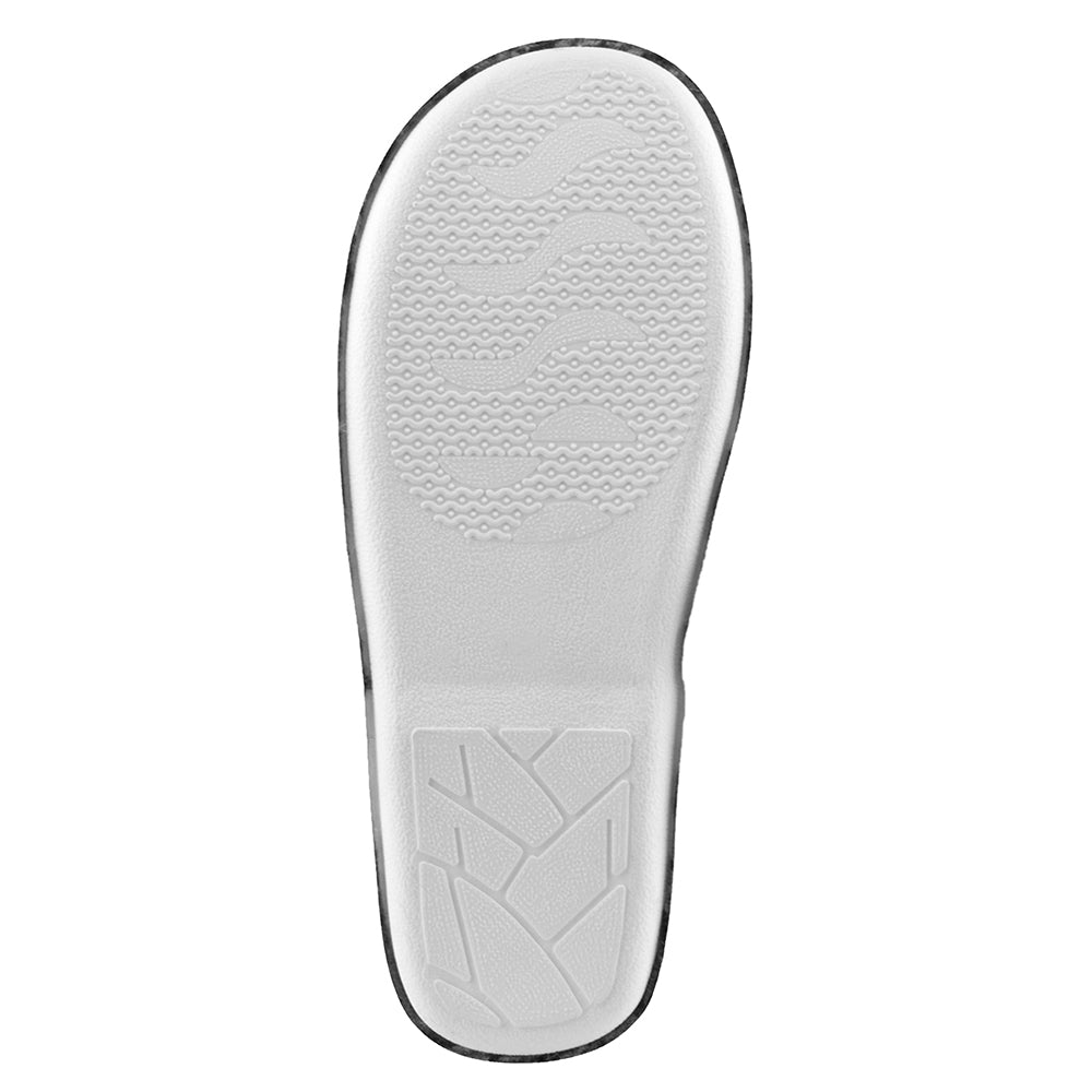 Girls Reindeer Christmas Slippers Black Faux Fur Antlers Ears Non Slip Sizes 9-3